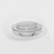 Bombonera de cristal de Lalique.