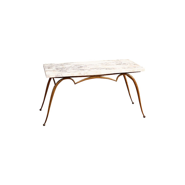 Mesa auxiliar de René Prou. Art Déco. Francia, h. 1940