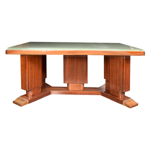 Mesa de comedor de Jules Leleu. Art Déco. Francia años 30