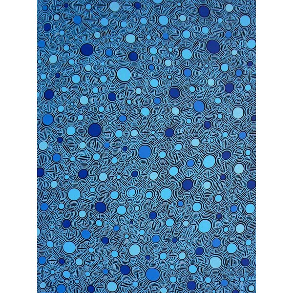 Álfredo Alcain. Circulitos azules. Litografía