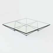 Mesa de centro diseño italiano años 80.