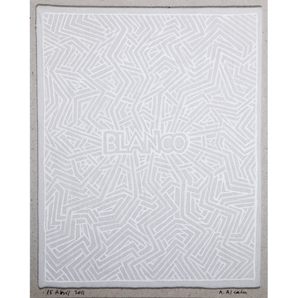 Alfredo Alcaín “Blanco Sobre Blanco”