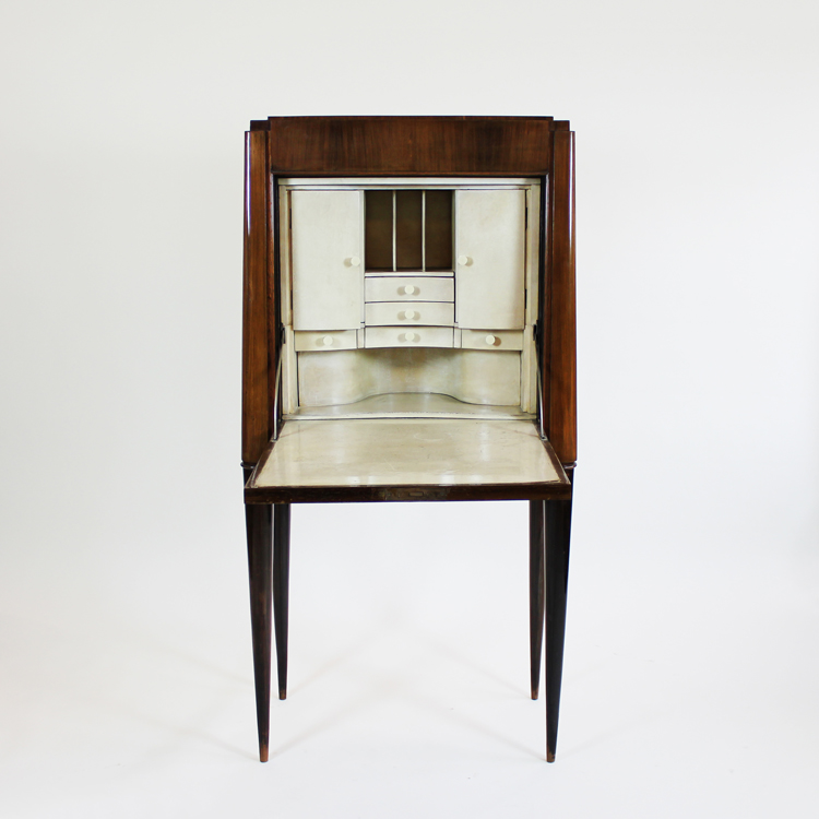 escritorio con tapa abatible Art Deco