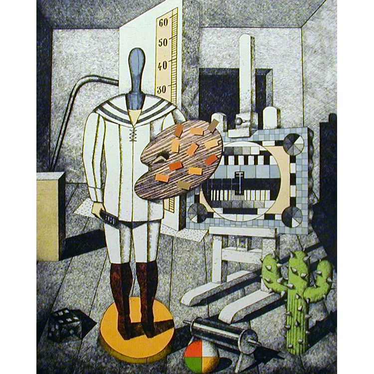 Fernando Bellver “Pintor metafísico”. Serie clásica