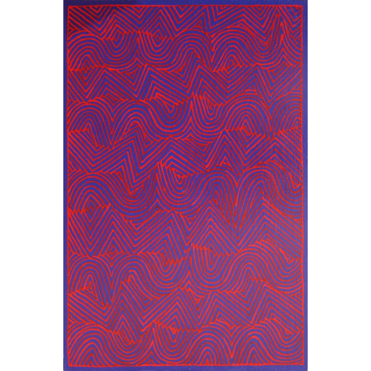 Alfredo Alcain"Azul y rojo",2012
