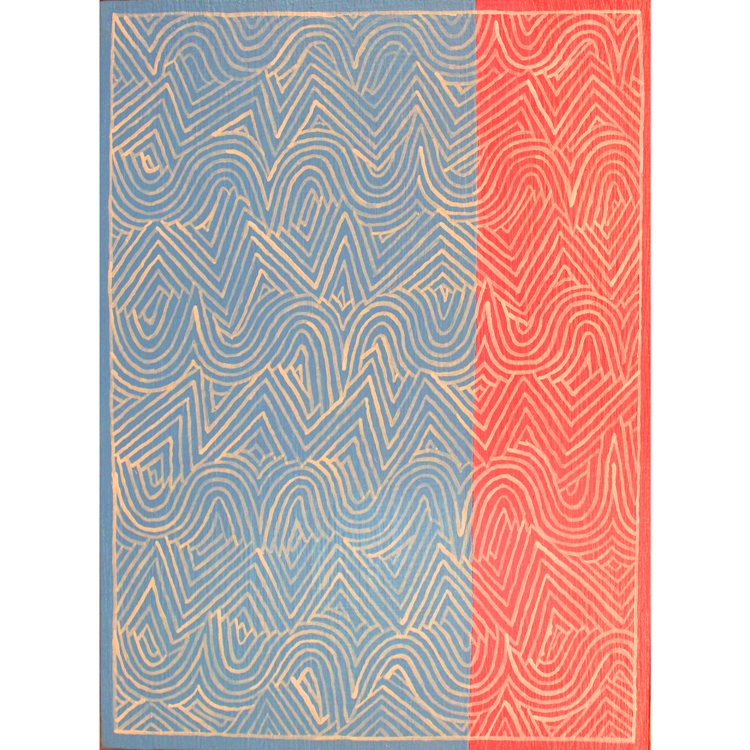 Alfredo Alcain, "Rectas y curvas", 2012