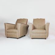 Pareja de sillones Art Deco. Francia, hacia 1940