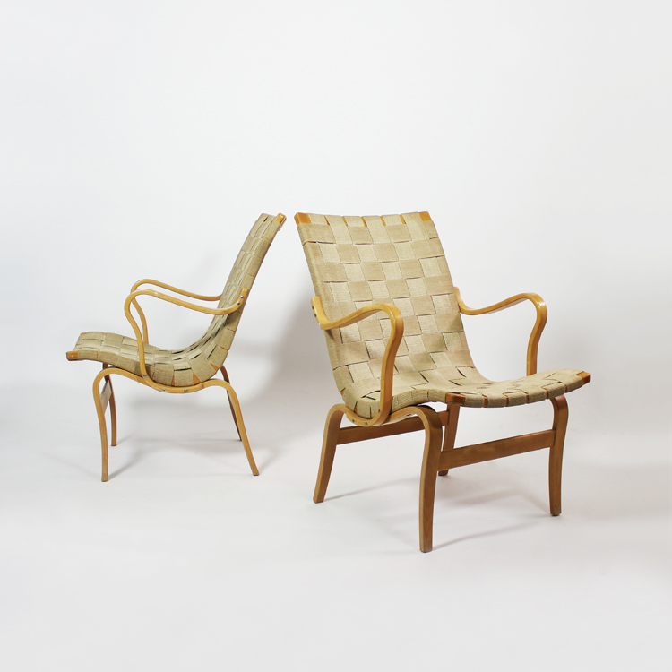 Pareja de sillones Bruno Mathsson