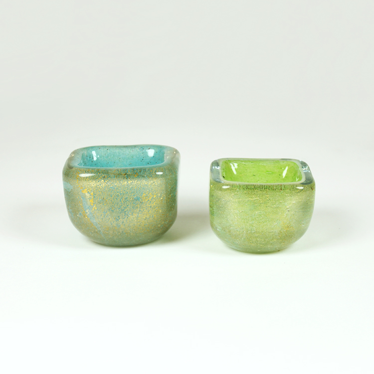 Cuencos de cristal de Barovier&Toso Murano