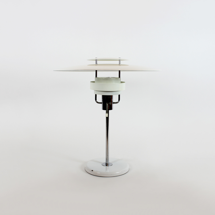 Lámpara de mesa estilo Poulsen, Suecia, años 60