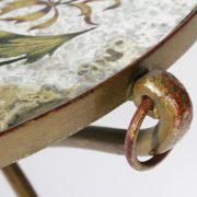 Mesa estilo René Drouet. Detalle