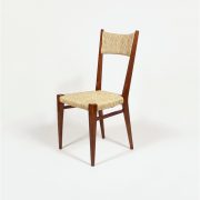 Conjunto de cuatro sillas. Francia, años 50