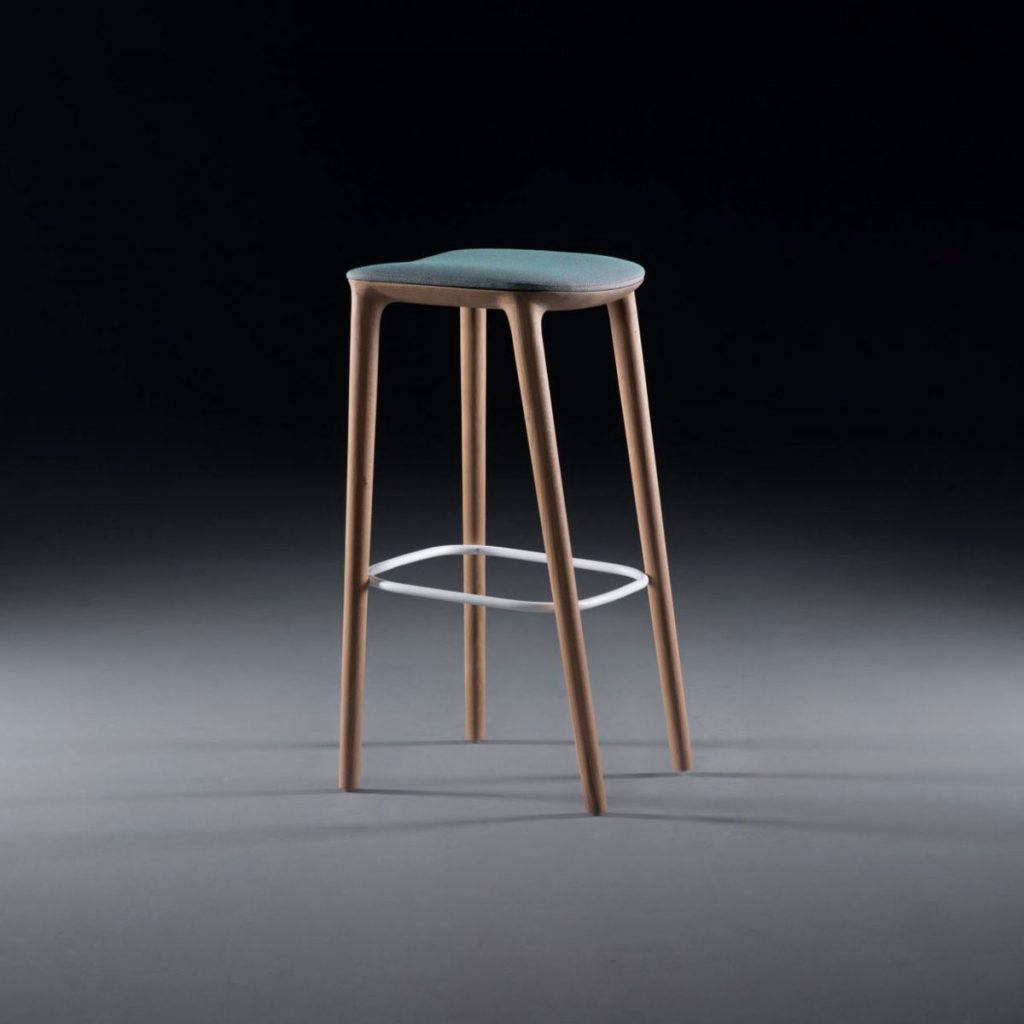 Silla Bar Neva 79, diseño europeo artesano, original de calidad para Artisan