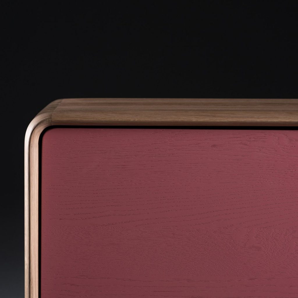 Aparador Neva 75, diseño actual en madera y producción artesana en Europa