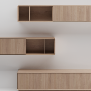 Mueble Modular Jantar en madera, diseño moderno de calidad y producción artesanal de Bosnia