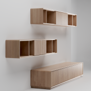Mueble Modular Jantar en madera, diseño moderno de calidad y producción artesanal de Bosnia