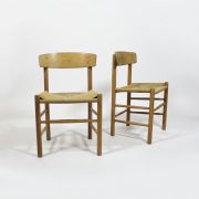 Conjunto de sillas de Borge Mogensen. Modelo J139