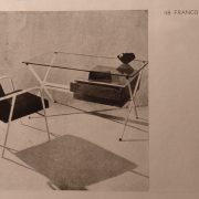 Mesa de Franco Albini. Italia. VVAA, 1954."El mueble Moderno". 1ªedición. Barcelona:AHR.