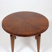 Mesa auxiliara Art Déco. Francia. Detalle de la tapa