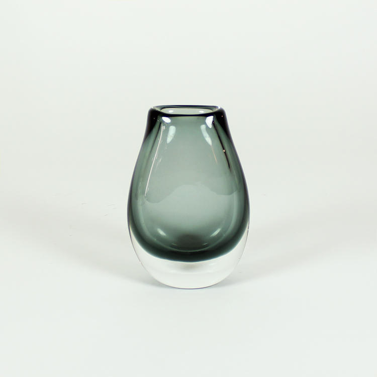 Jarrón de cristal escandinavo, años 50