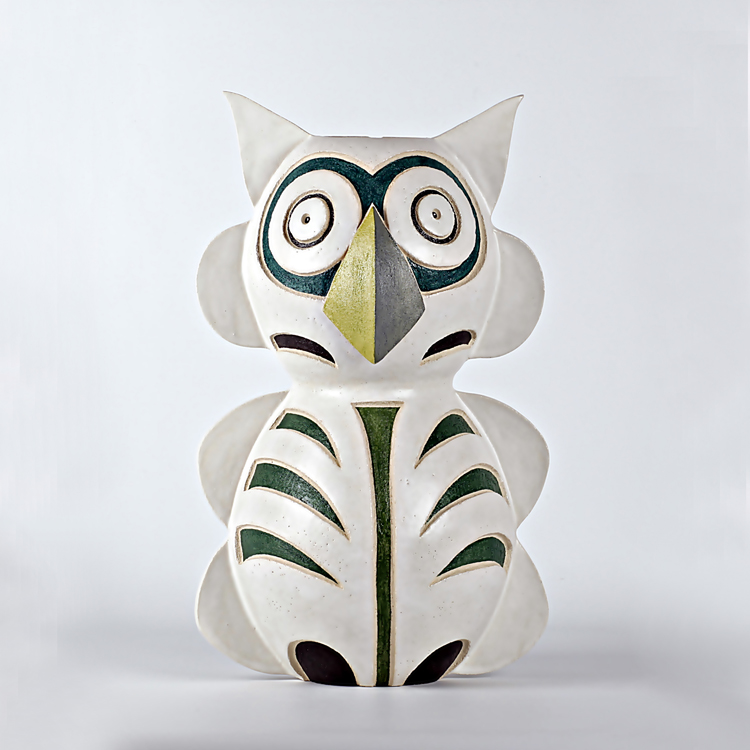 Búho. Eduardo Arroyo y Francisco Gálvez, 2018