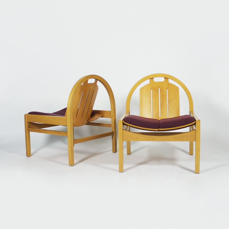 Pareja de sillones Baumann, hacia 1970