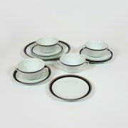 Juego de 12 servicios de porcelana de Limoge