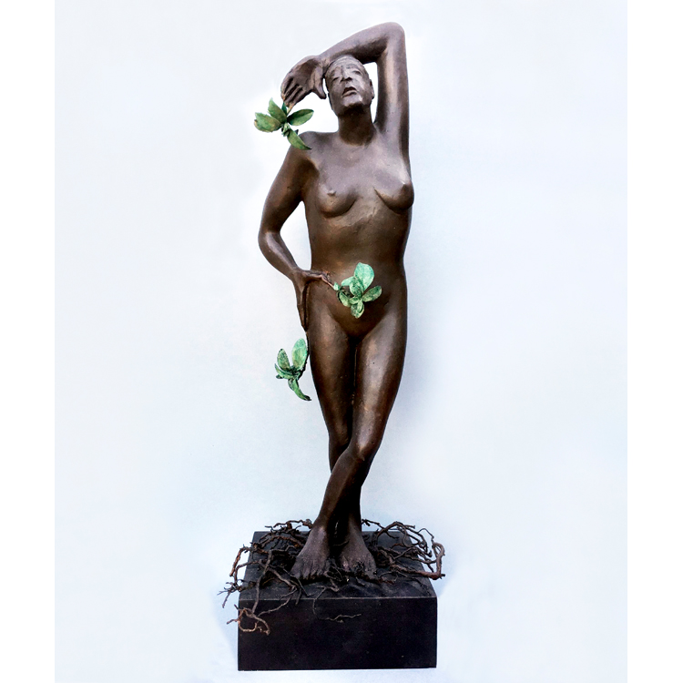 La metamorfosis de Dafne. Escultura de Esperanza d´Ors. Bronce