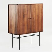 Mueble Bar Leno en madera maciza para Artisan. Creación original y vanguardista de Michael Schneider