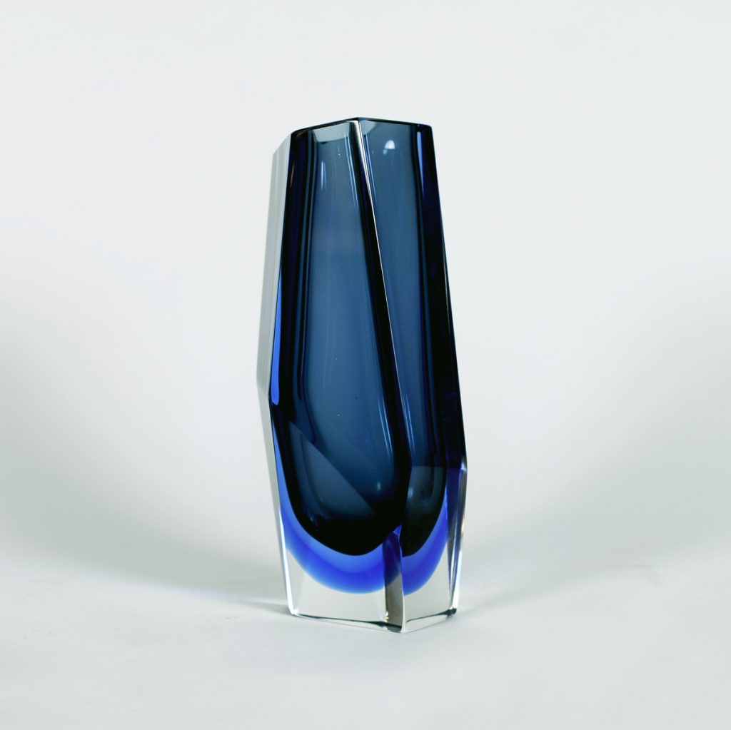 Jarrón de cristal de Murano años 60.
