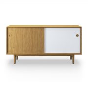 Aparador Sibast No 11 en madera maciza y chapa de diferentes colores a elegir, diseño artesano danés de Arne Vodder años 50
