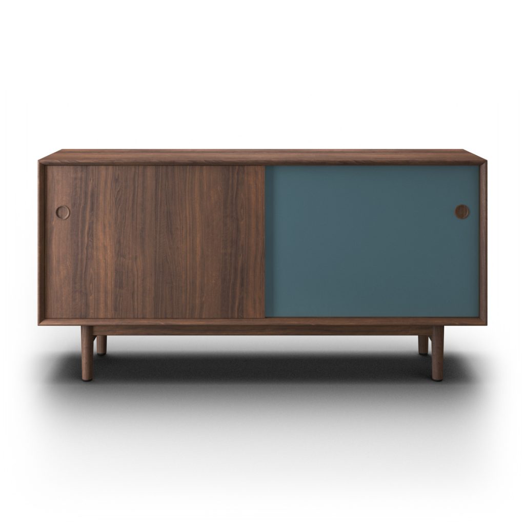 Aparador Sibast No 11 reedicción del original de Arne Vodder años 50, en madera maciza y chapa