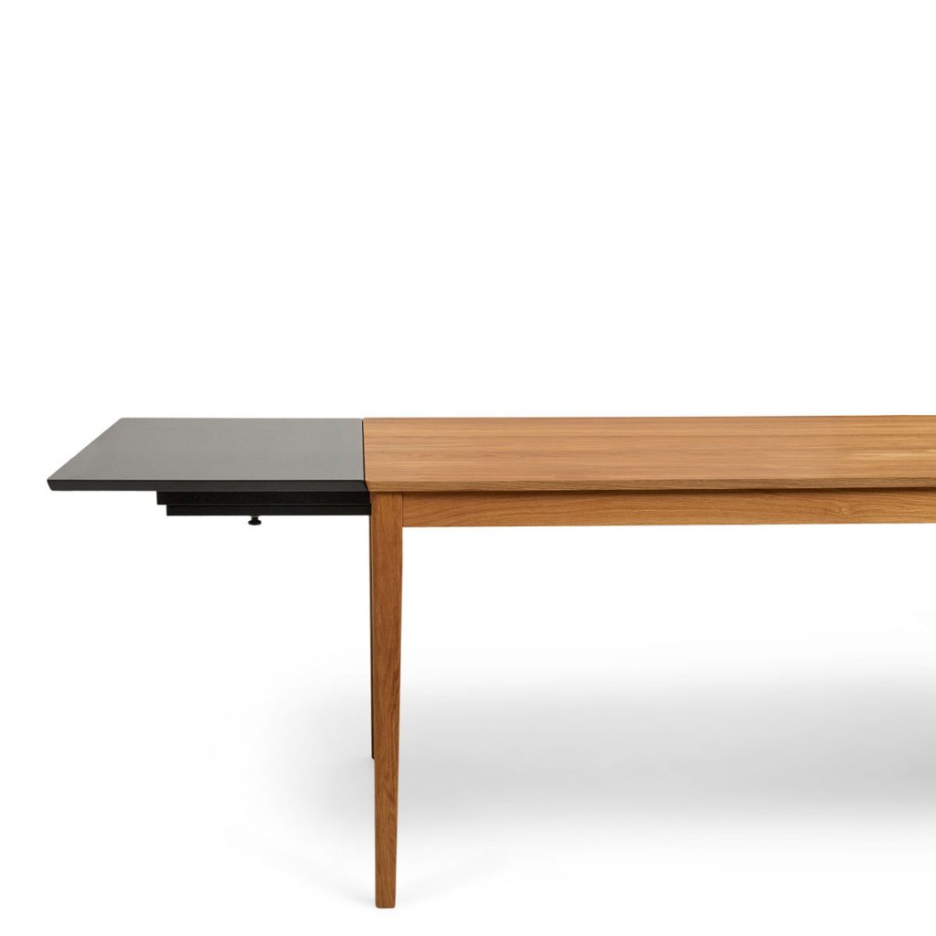 Mesa comedor en madera Sibast No 2, diseño danés elegante con acabados de calidad y extensiones. Sibast fabricación artesana europea