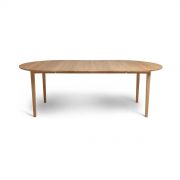 Mesa danesa de comedor Sibast No 3 fabricada y diseñada en madera de calidad por la familia Sibast en los años 50