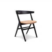 Silla comedor Sibast No 9 original diseño danés en madera certificada, artesanía y comodidad con tapicería fabricada por Sibast