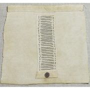 Amparo de la sota. Bordado a mno sobre lino. Arte textil.