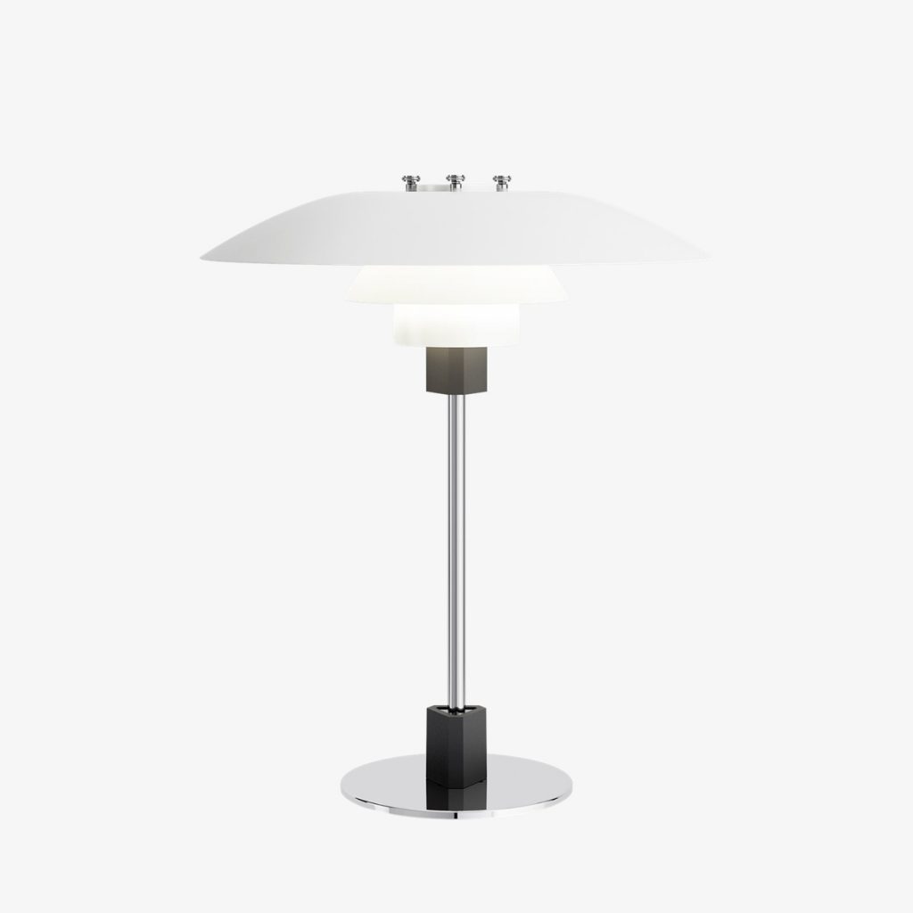 Lámpara Poul Henningsen PH 4-3 Sobremesa Blanco