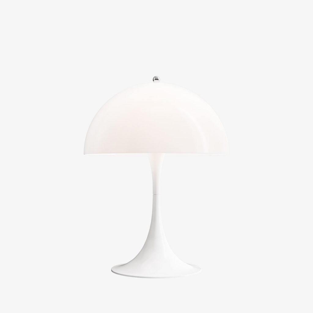 Lámpara Verner Panton Panthella Sobremesa Acrílico opal blanco