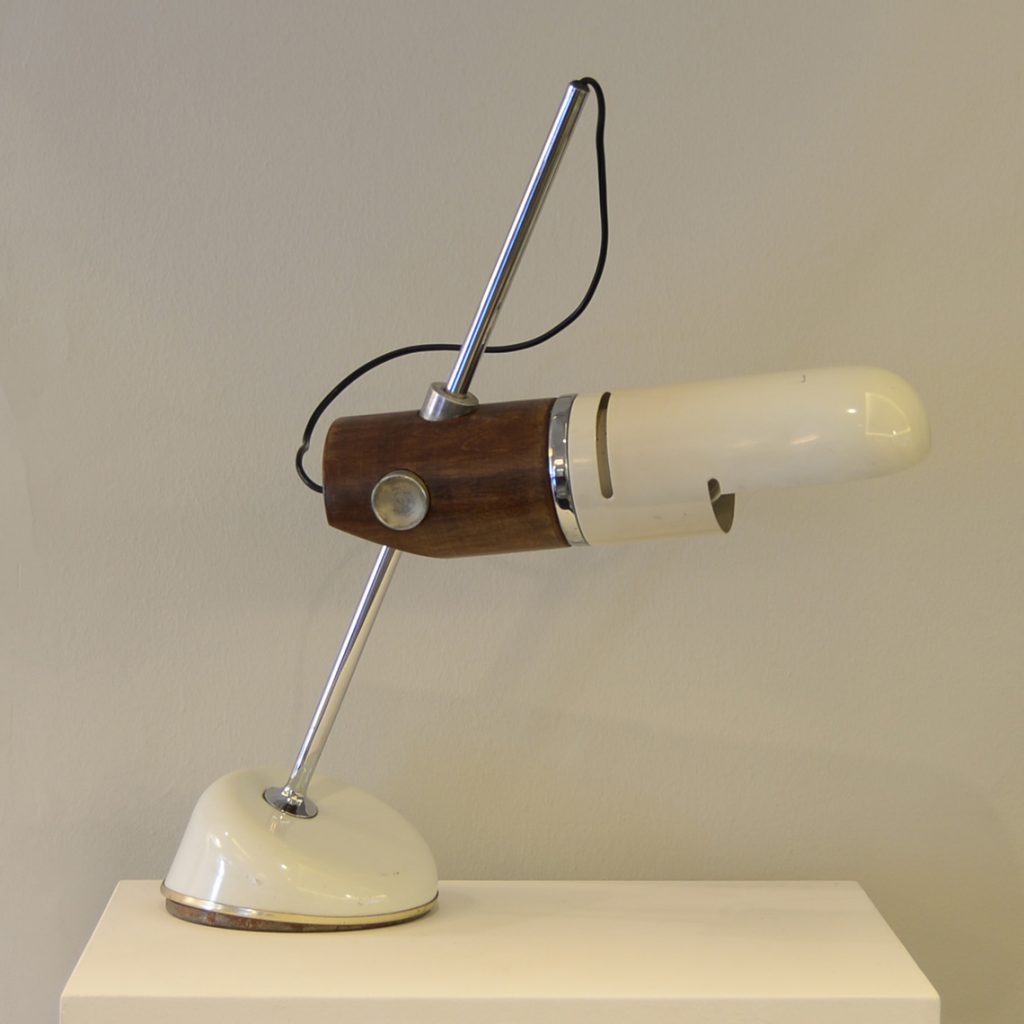 ámpara Torpedo de FASE. Diseño de 1969 de Tomás Díaz Magro.