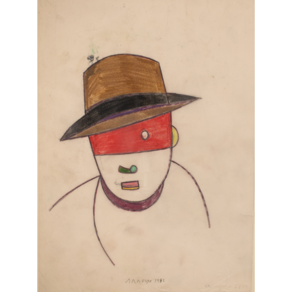 Eduardo Arroyo. Citoyen rojo, 1982.