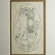 Alfredo Alcain. Boceto para bodegón, 1989.