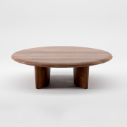 Monument Round de Artisan. Madera de nogal.