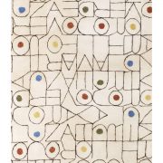 Amparo de la Sota, 2023. Arte textil. Bordado a mano sobre sábana antigua. Detalle.