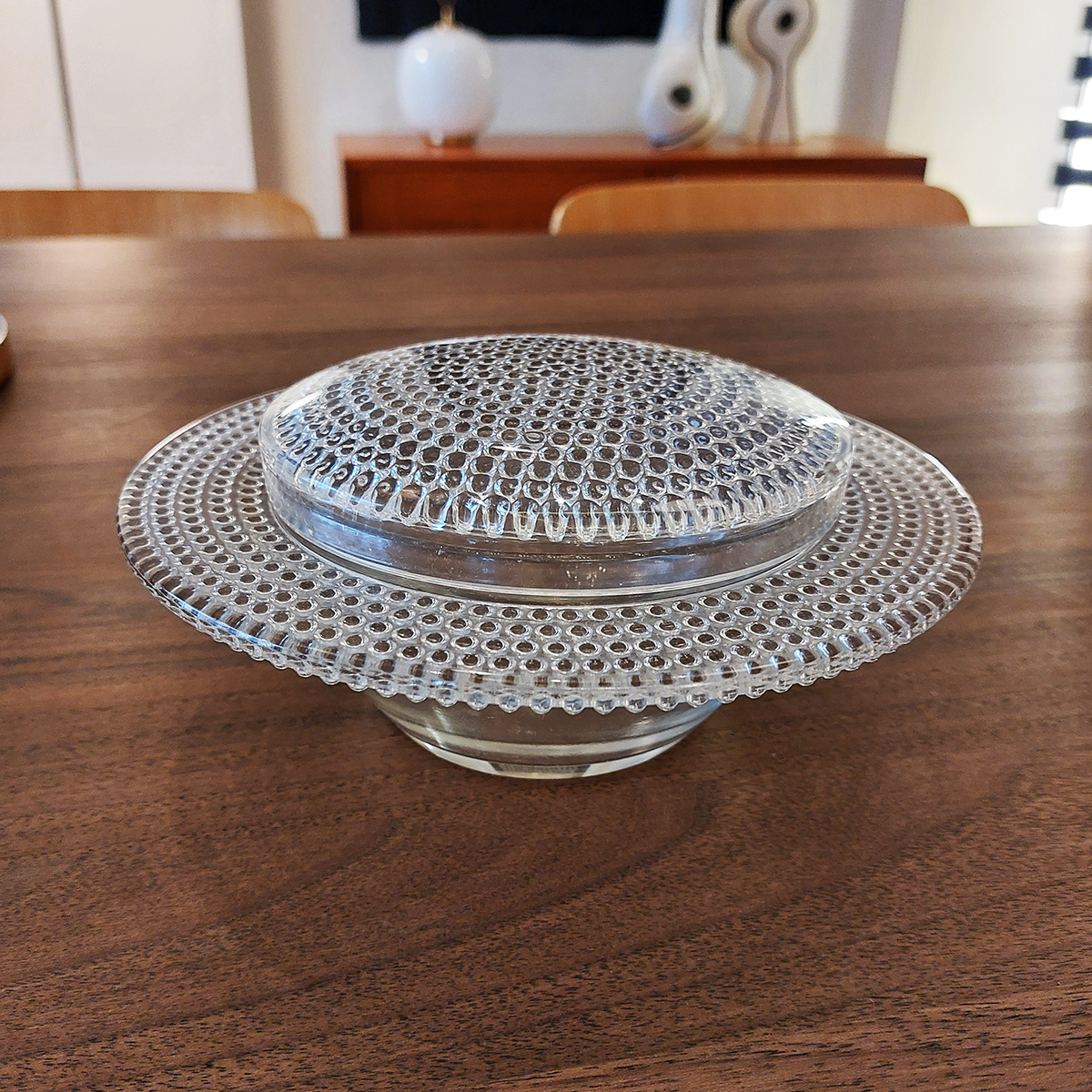 Mantequillera diseño de René Lalique, modelo Nippon