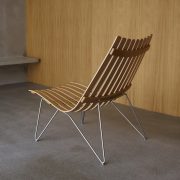 Scandia Nett de Fjordfiesta, diseño noruego de 1959. Madera laminada.