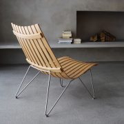 Scandia Nett de Fjordfiesta, diseño noruego de 1959. Madera laminada.
