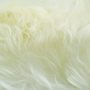Cubierta de piel de oveja blanco natural