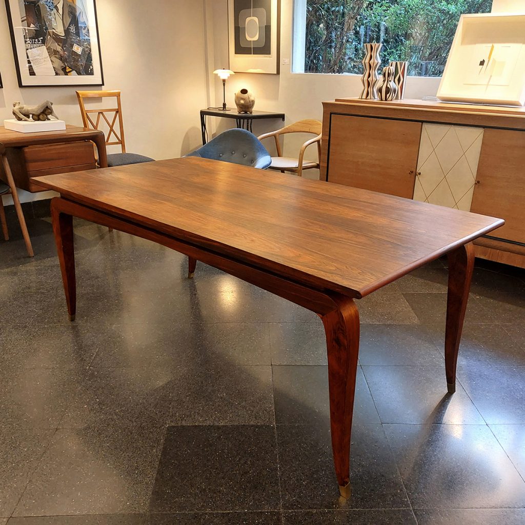 Mesa de comedor Art deco. Francia, hacia 1930