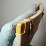 Bruno Mathsson. Sillon con reposapiés. Original de época
