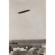 Bartolomé Ros. Dirigible sobre la ciudad de Ceuta, 1929.